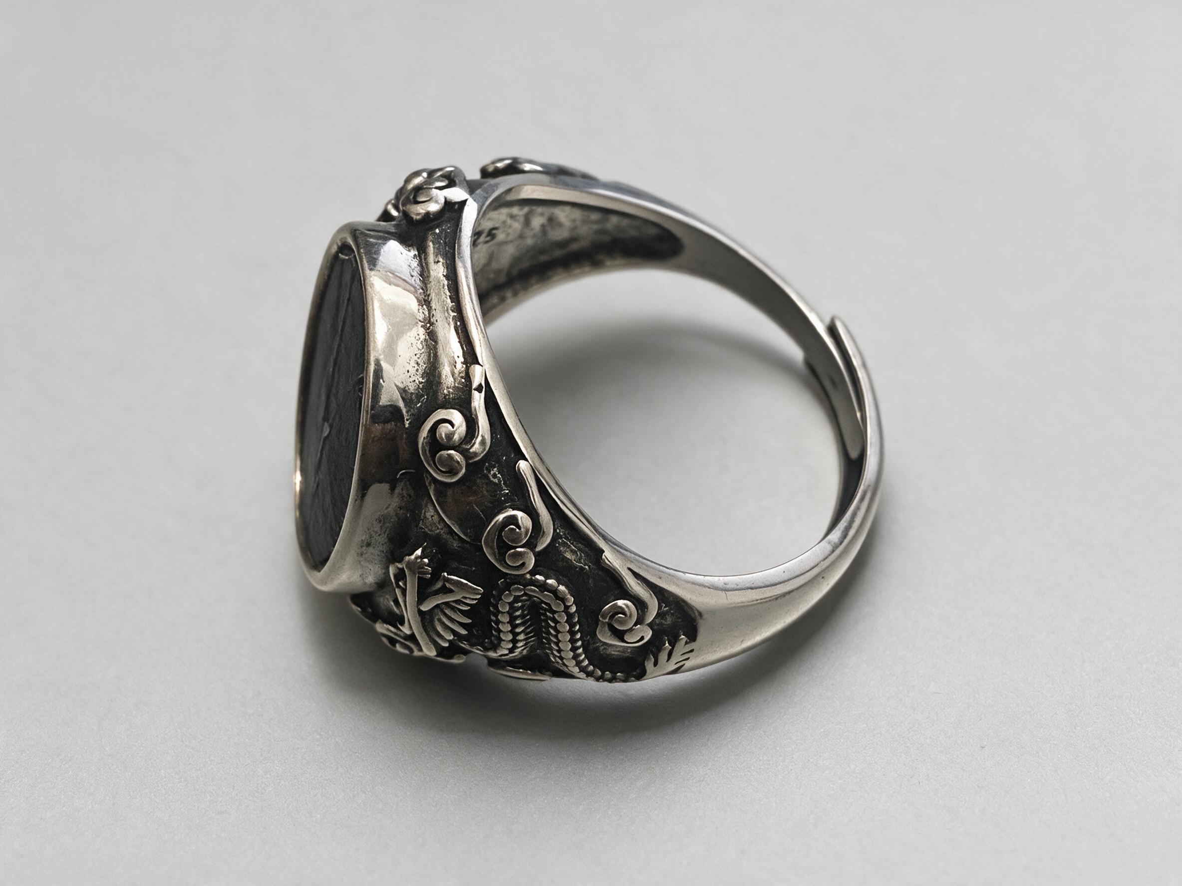 Bezel and hand-wrapped edge detail