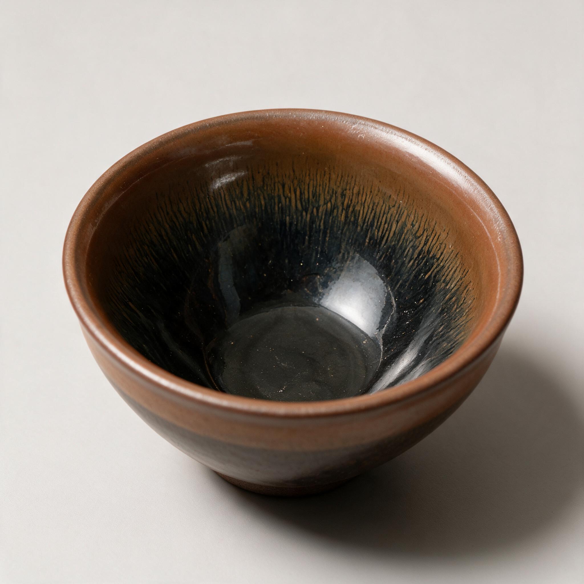 Brown Hare’s Fur tea bowl